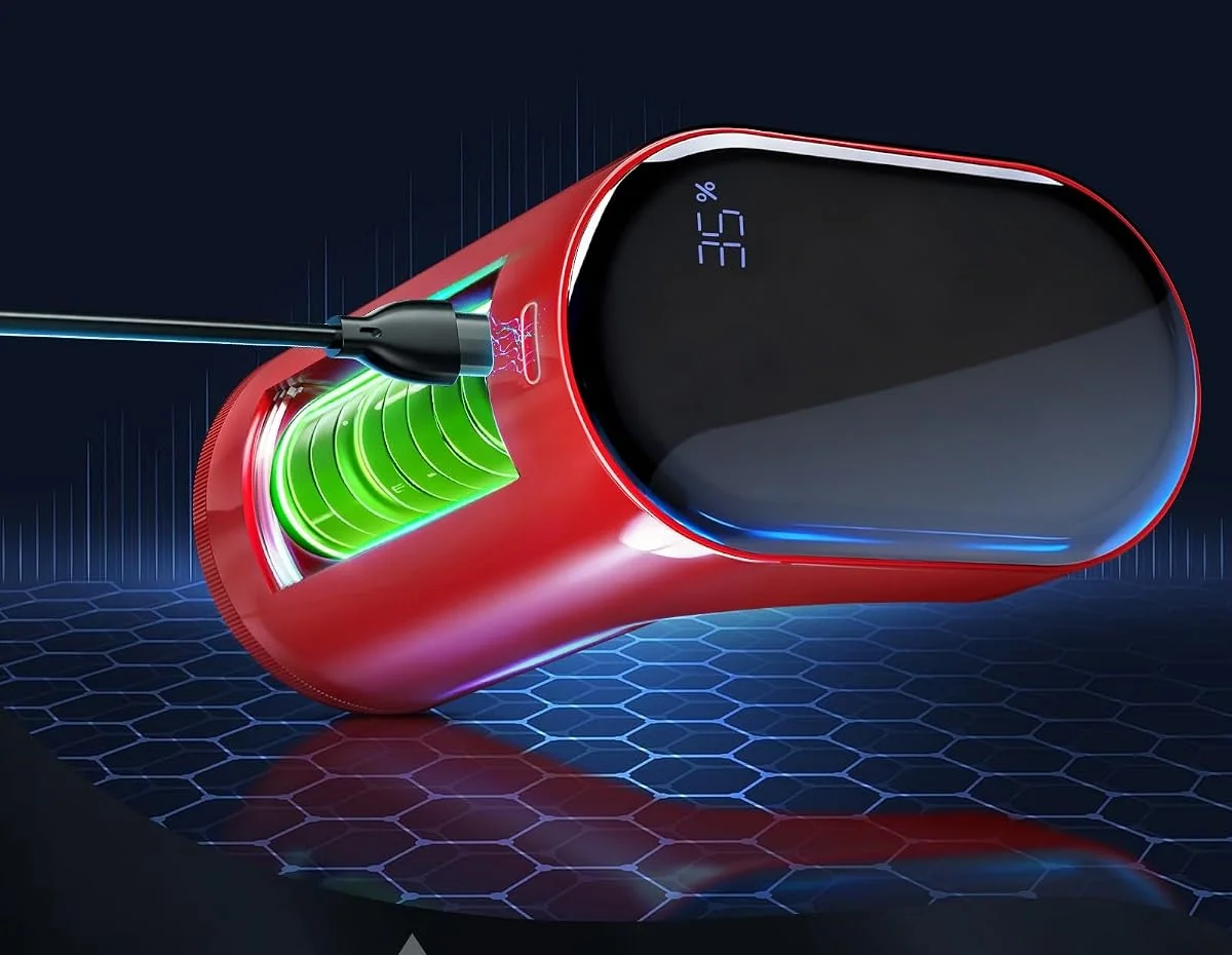 The top of the 5-in-1 dispenser with its display