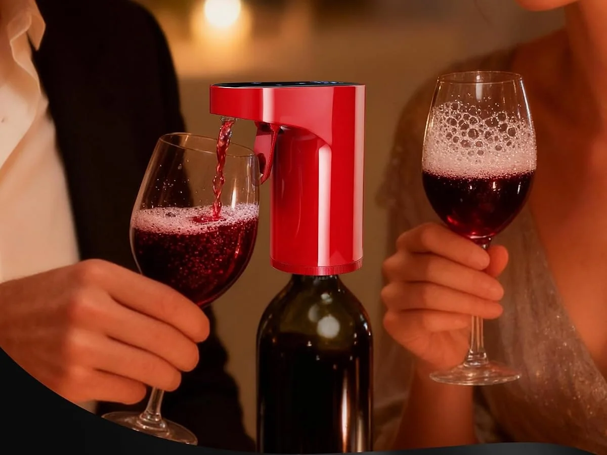 Redsack 5-in-1 Wine Aerator & Liquor Dispenser